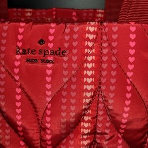 Kate Spade Ellie NEW Pink Heart Pattern